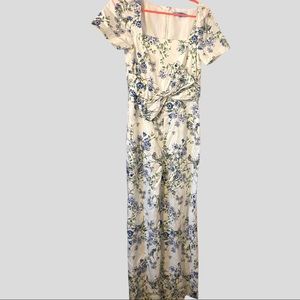 Floral romper pageant casual or interview beautiful 0